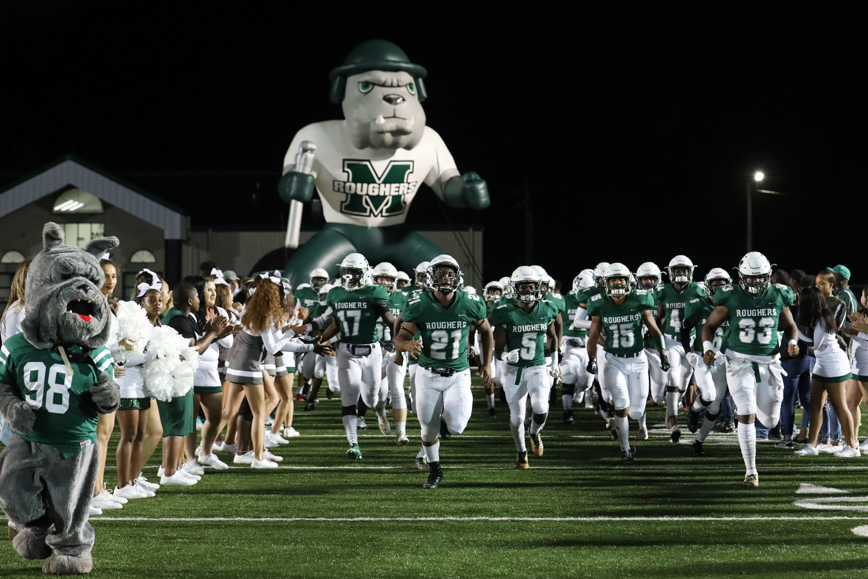 No. 3 Class 6AII: Muskogee Roughers (5-0)